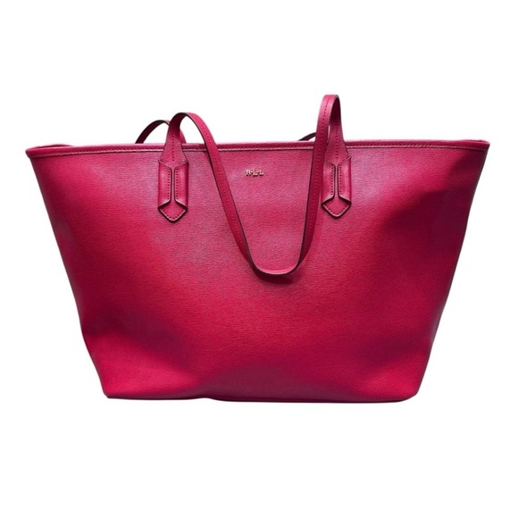 Ralph Lauren Handbags - Ralph Lauren Red Leather purse